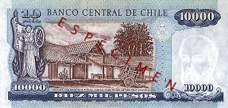 10 000 pesos chilenos en euros